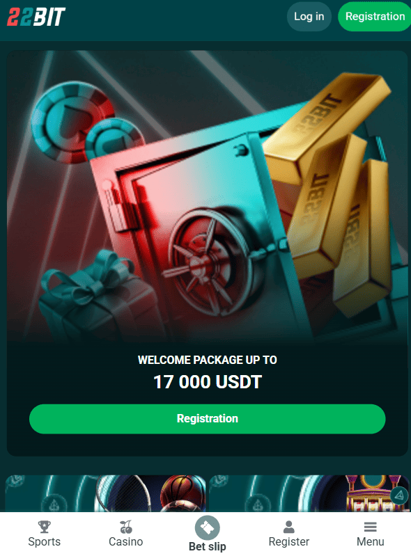 22Bit Bonus Canada Casino Welcome Package