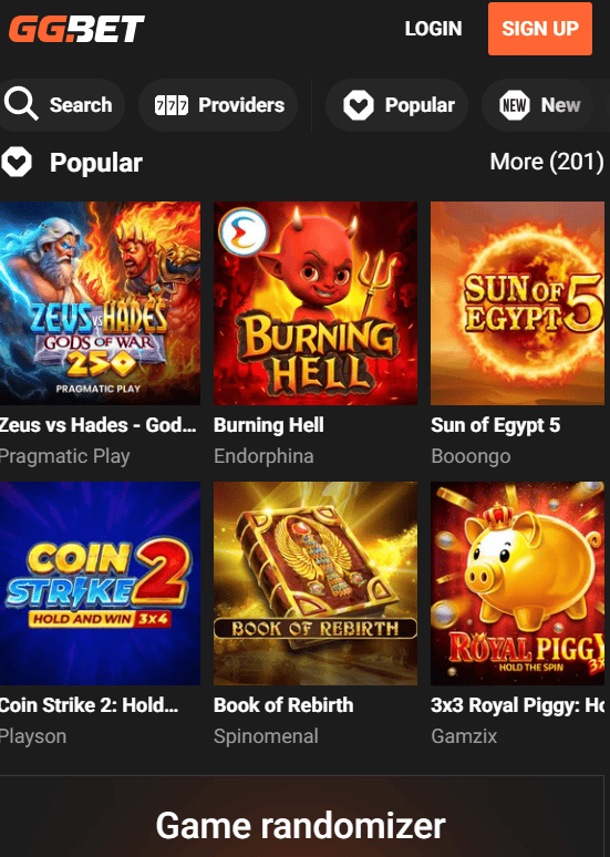 Slots & Live Casino GGBet Canada